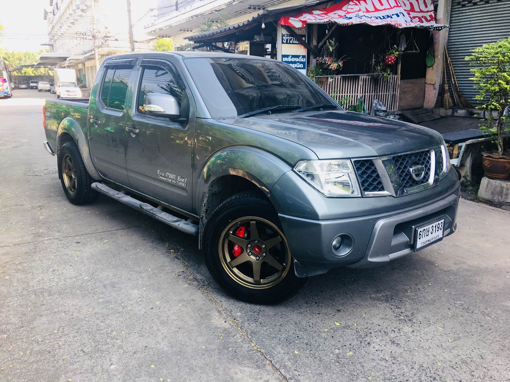 TE37 ขอบ18 ใส่นาวาร่า ตรงรุ่น ไม่ต้องแปลง