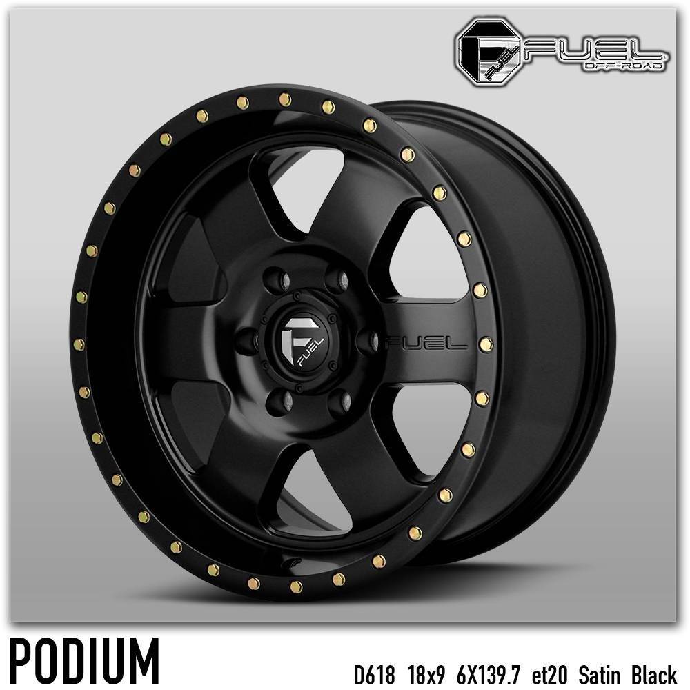 ล้อแท้ FUEL NICHE KMC ขอบ18 ราคาเริ่มต้นวงละ 9000-14000 บาท