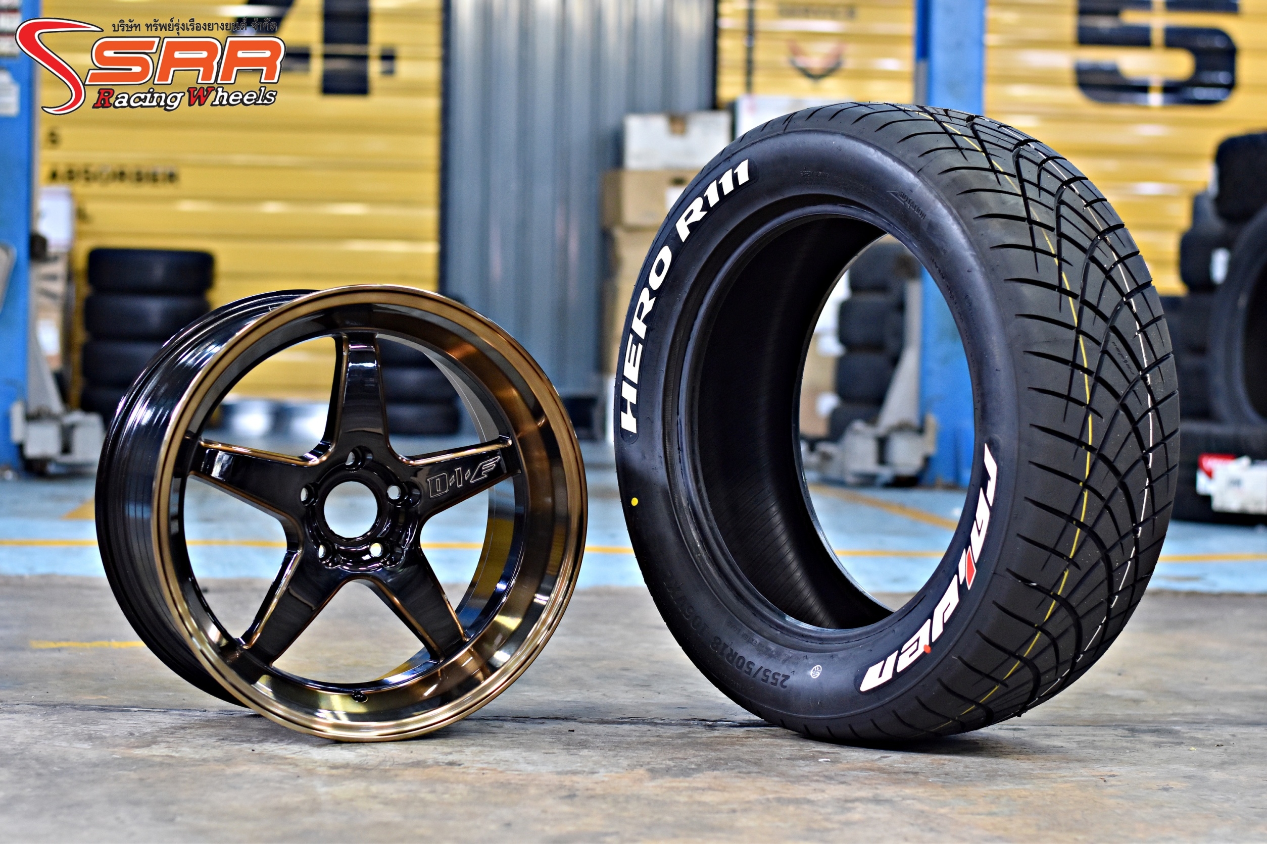 Promotion สินค้าขายดี ล้อDFL ขอบ18 พร้อมยาง HERO R111