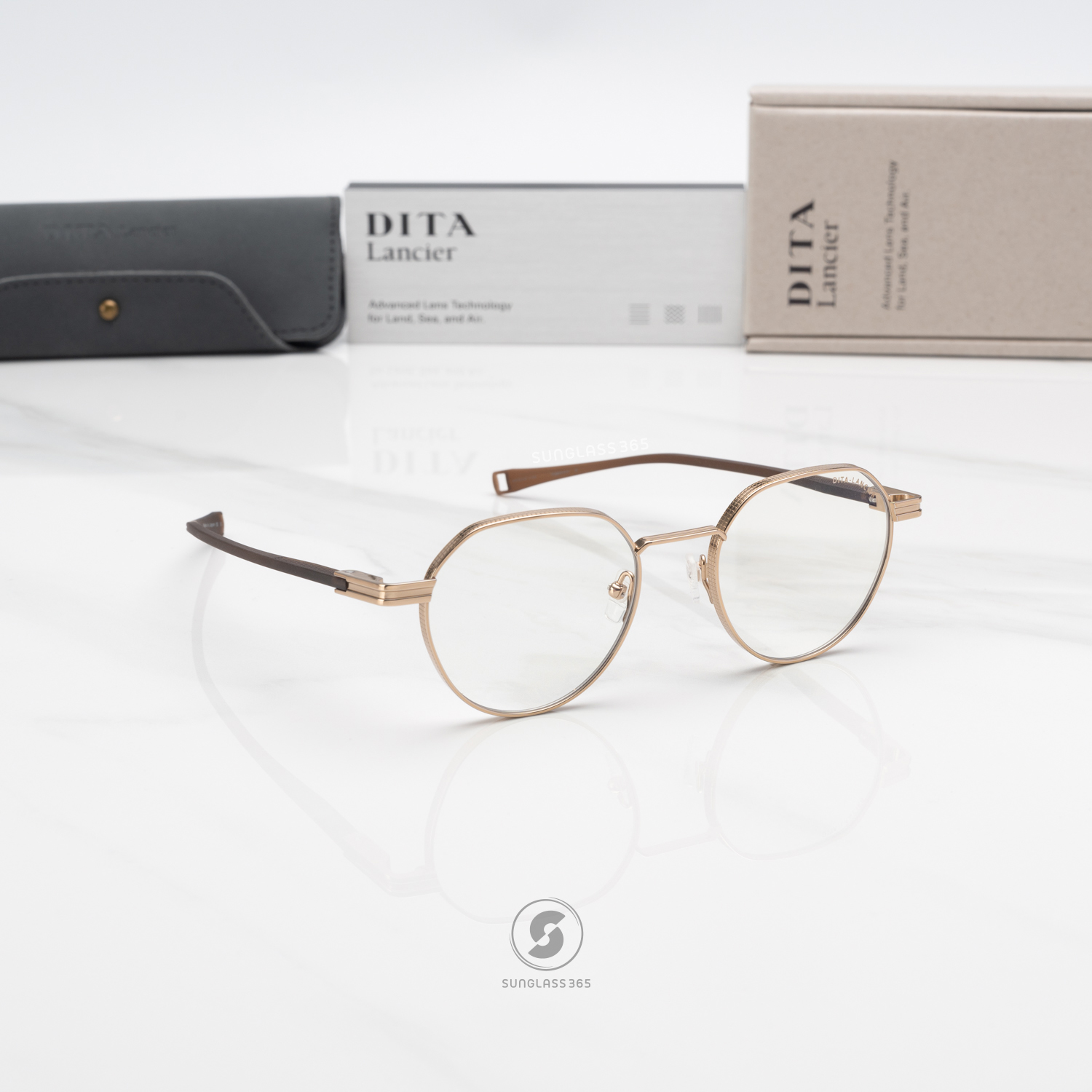 แว่นสายตา DITA LANCIER DLX420 A 01 with Blue Control Lens