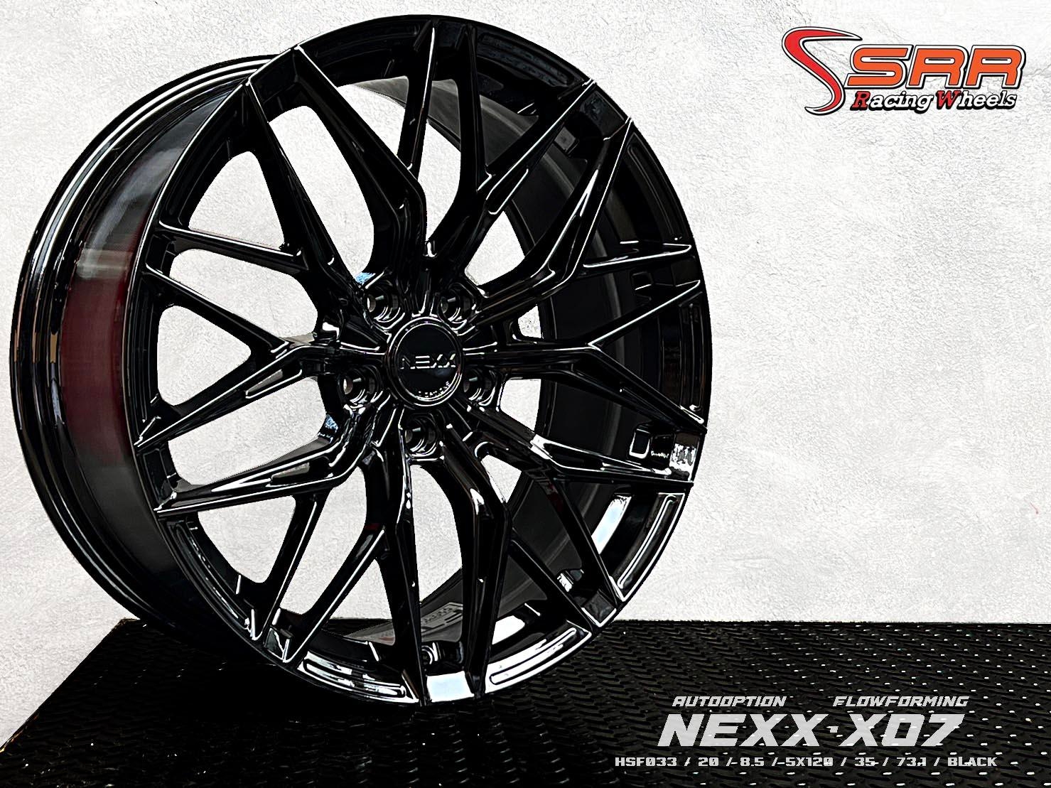 FLOWFORMING FOR BYD SEAL : NEXX-XX07 20x8.5 5H120 35 73.1 BLACK (ดำเงา)