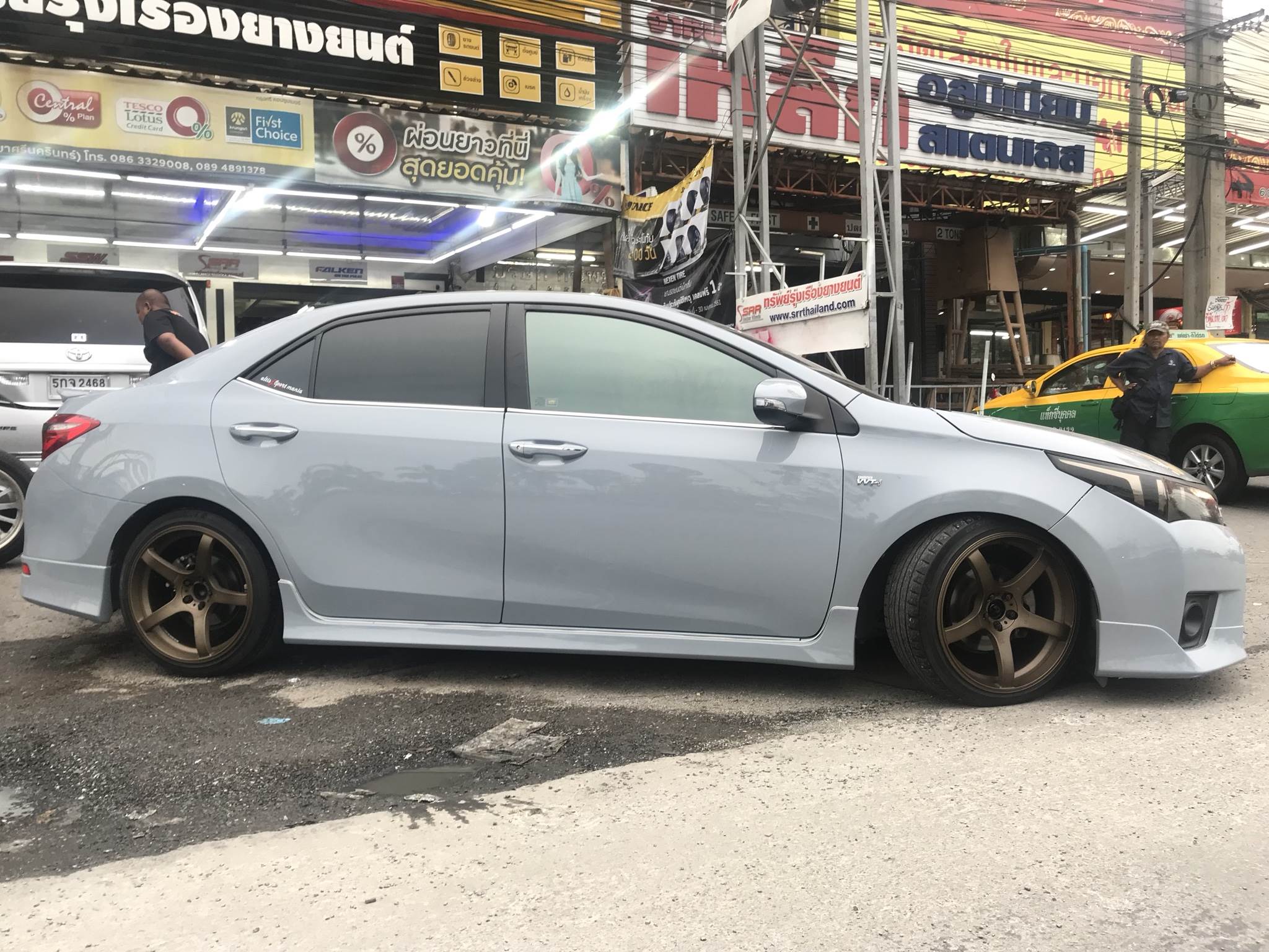 ล้อใหม่ PRODRIVE ขอบ18 5รู100 ใส่ ALLTIS ตรงรุ่น ชุด 9800 ปกติ 24000