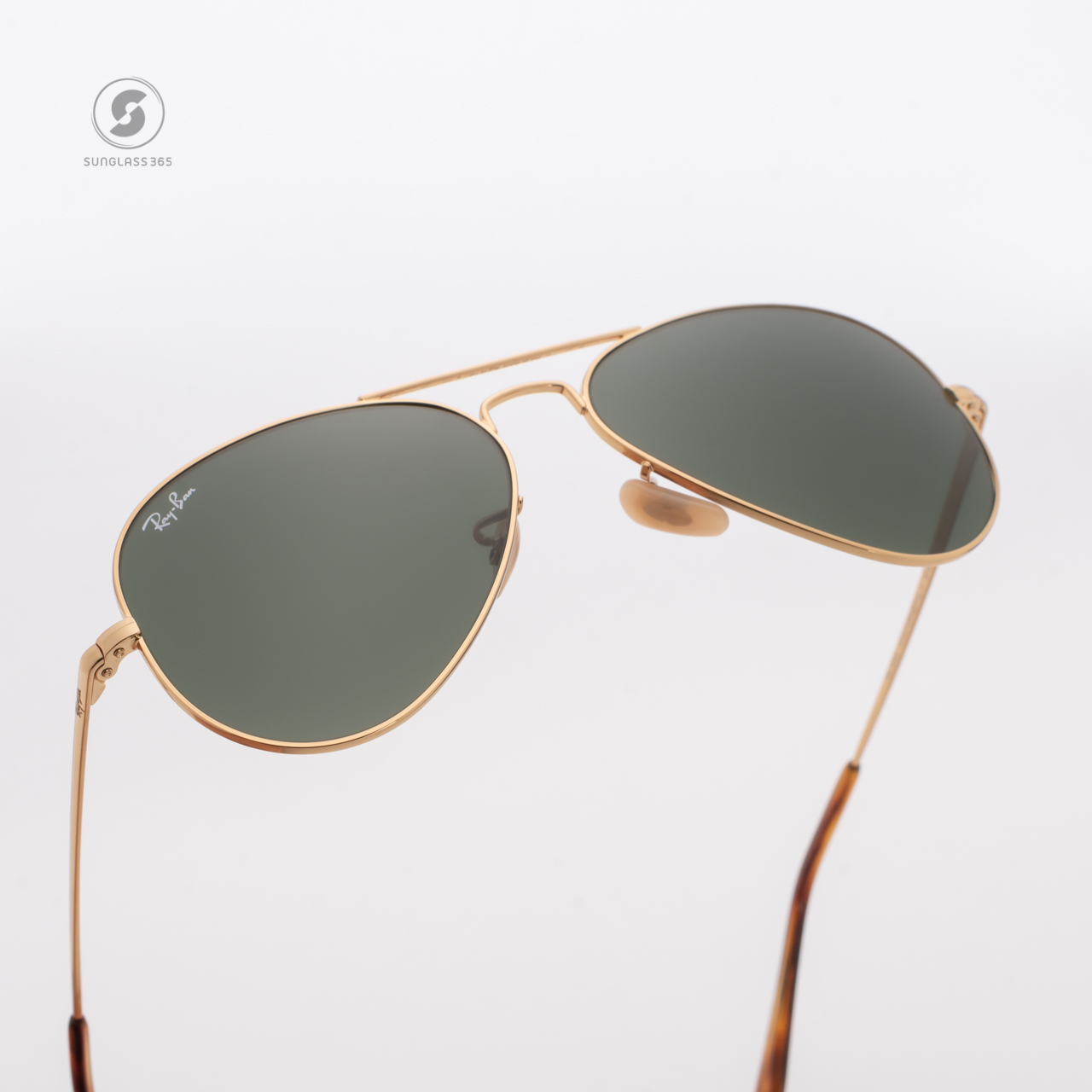 Ray Ban Aviator RB3689 914731 Crystal Green
