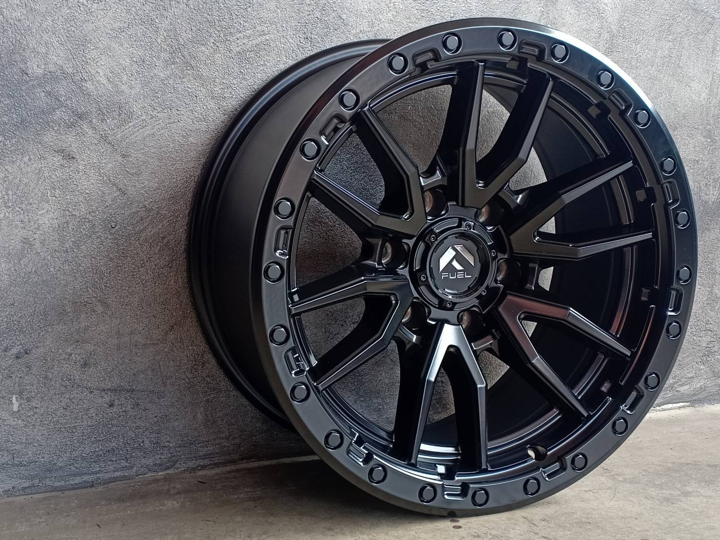 FUEL-REBEL 18X9 6X139.7 +1 106.1 MATTE BLACK