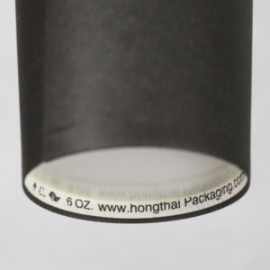 แก้วกระดาษ สีดำ 6 ออนซ์