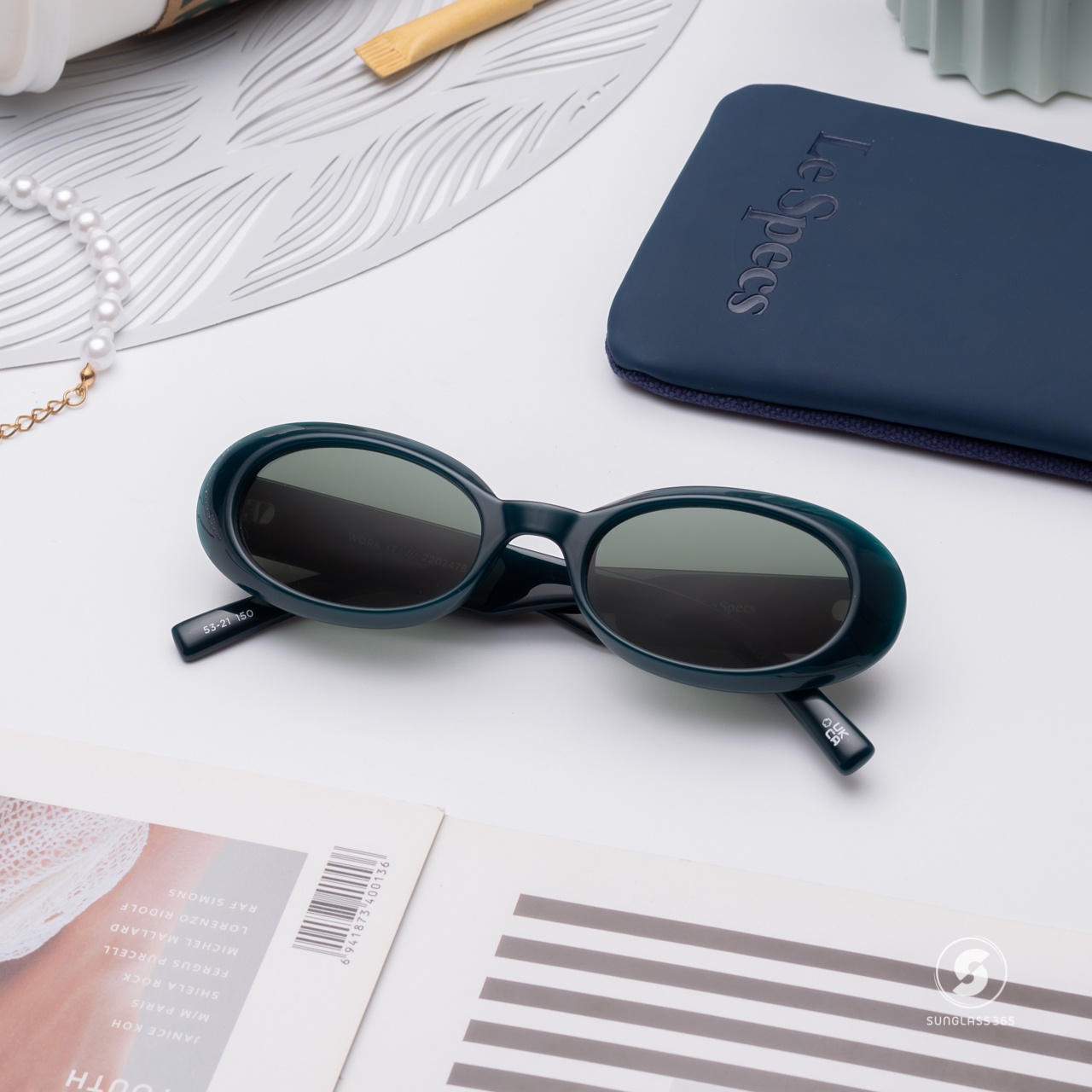 แว่นกันแดด Le Specs LSP2202478 Work It! Emerald