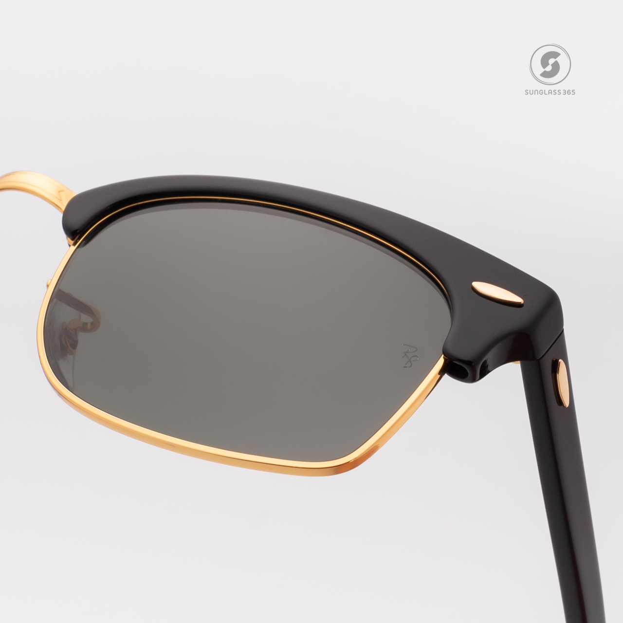 Ray Ban Clubmaster Square RB3916 1303/58 Black Polarized