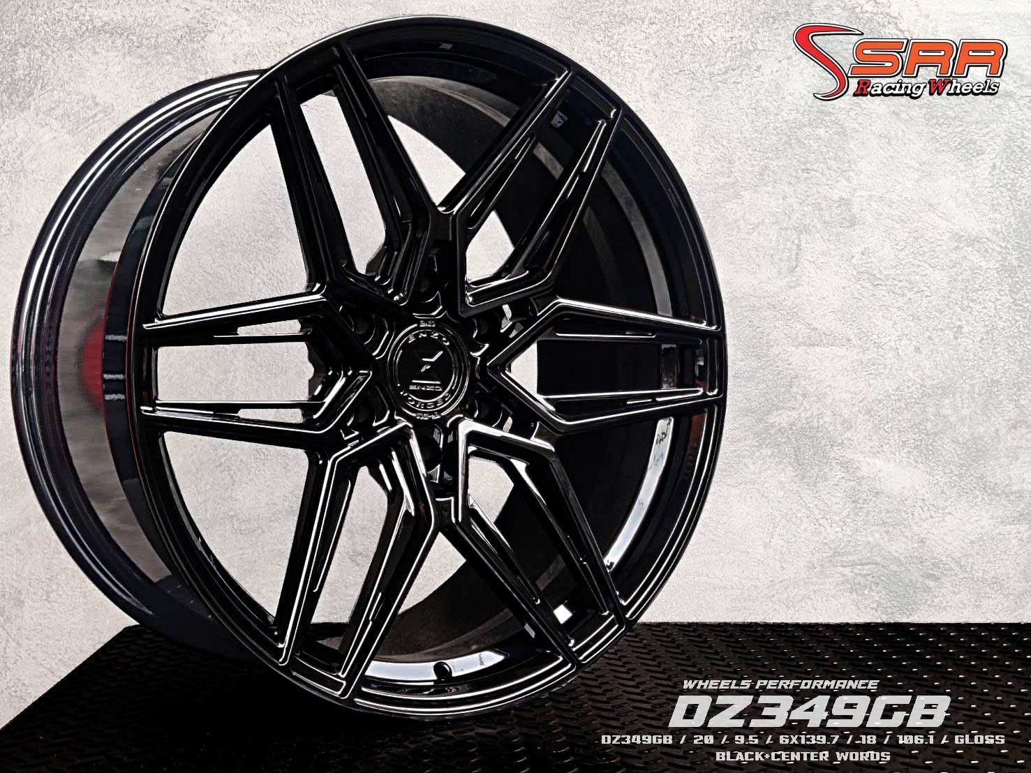 DZ349GB : ENZO 20x9.5 6H139.7 18 106.1 ดำเงา