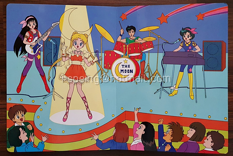 สมุดติดสติ๊กเกอร์โฟมนูน เซเลอร์มูน