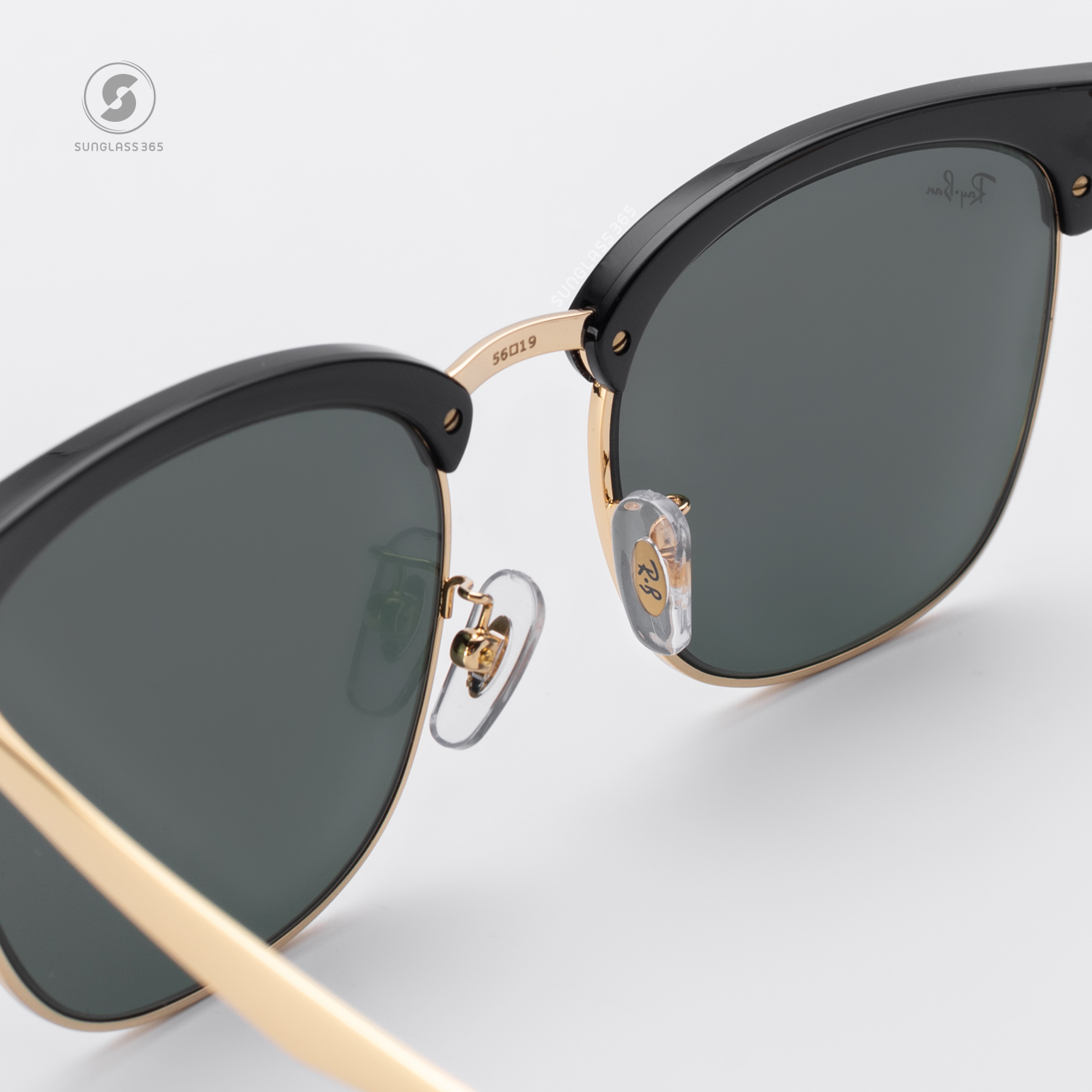 Ray Ban Clubmaster RB4418D 601/31 Black on Green