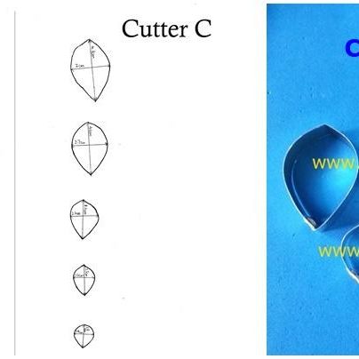 Aluminum mold cutter (cutter C)