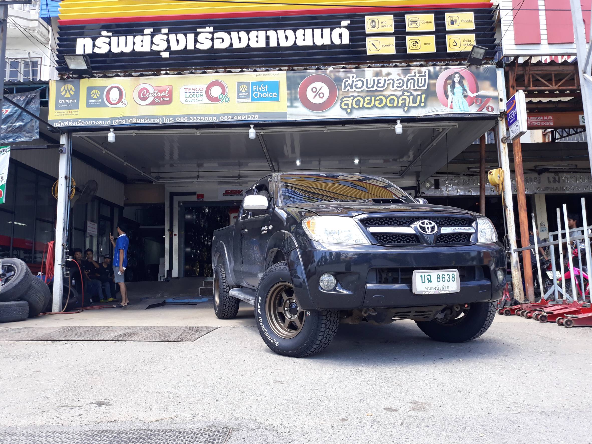 ล้อ OFFROAD ขอบ16พร้อมยาง MONSTER ชุด 23900 ปกติ 32000