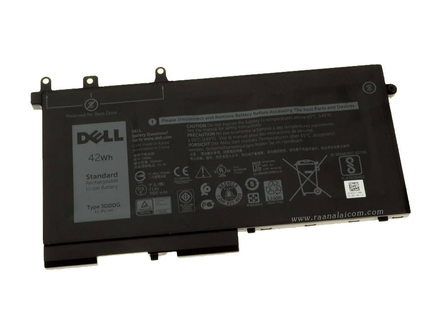 Battery Dell Latitude E5280 42Whr Original 3DDDG ลด ราคา พิเศษ แบตเตอรี่ โน๊ตบุ๊ค Dell Latitude E5280 ตรงรุ่น