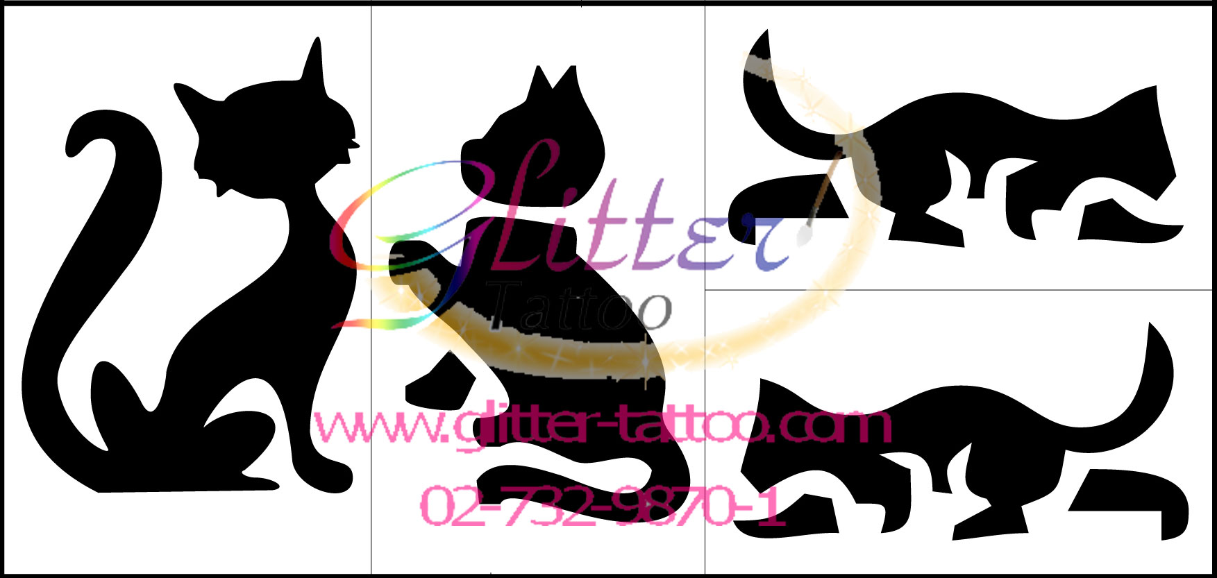 แบบลายแมว 1 (ชุด)