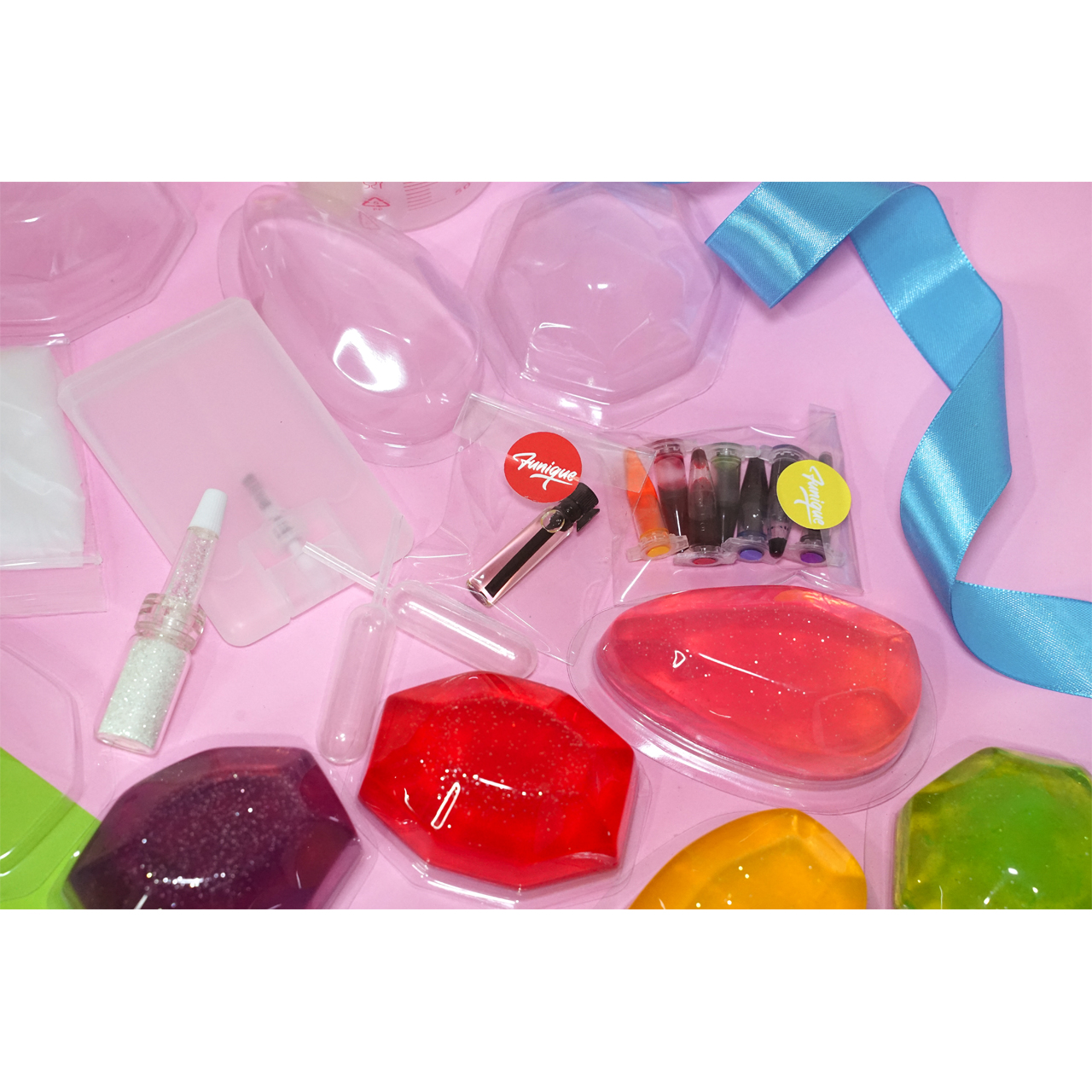 ชุดสบู่อัญมณี Gemstone Soap เจียระไน สบู่อัญมณีแวววาว