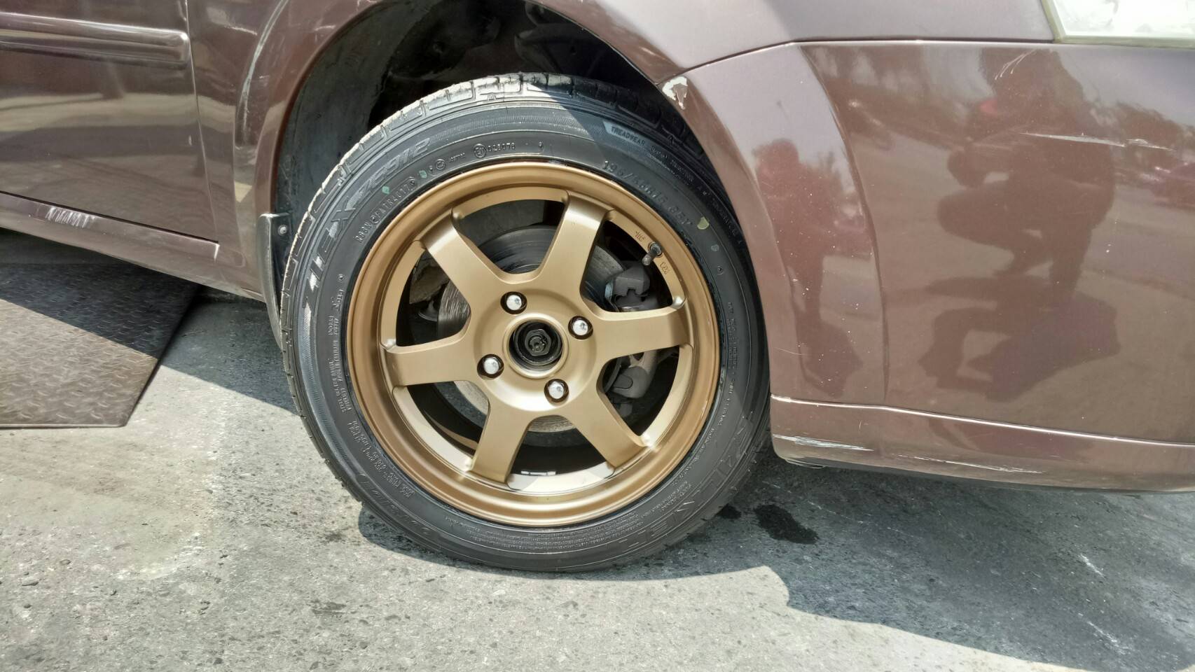 ล้อใหม่ TE37 ขอบ15 ใส่รู 4รู114