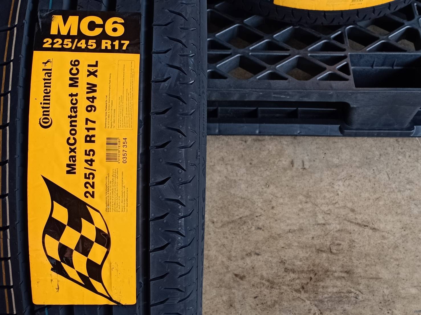 CONTINENTAL CONTACT MC6 225/45R17 ปี20
