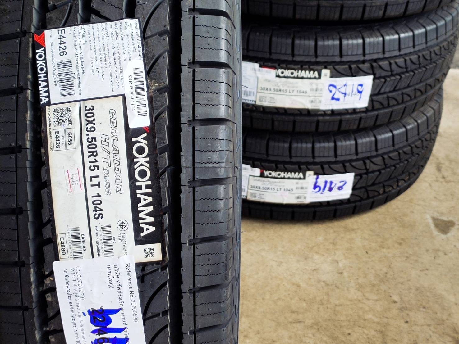 YOKOHAMA GEOLANDAR H/T G056 30X9.5 R15 LT 104S