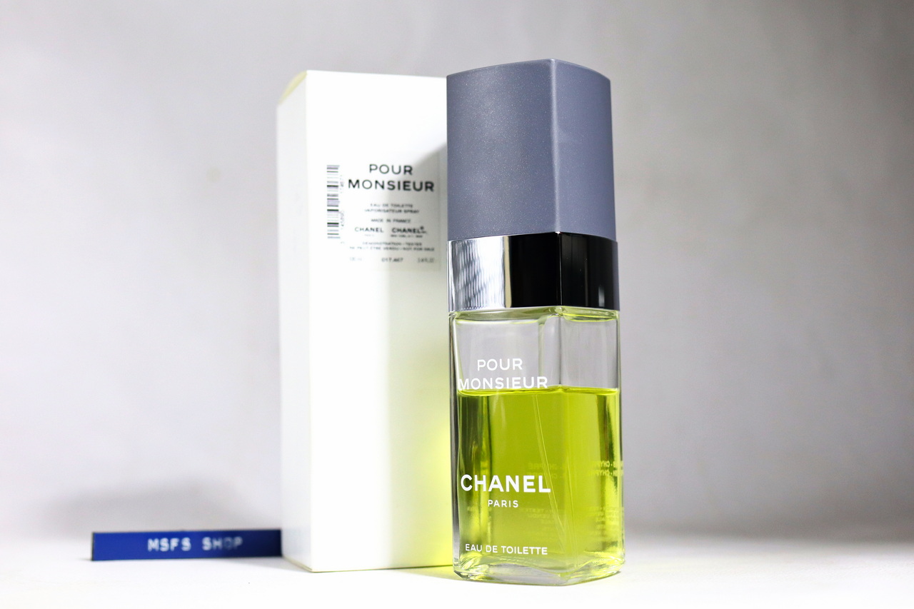 [มือสอง] 🌟 CHANEL Pour Monsieur EDT 100ml Spray แบบสเปรย์ ขวด Tester กล่องขาว- น้ำหอมมือสอง