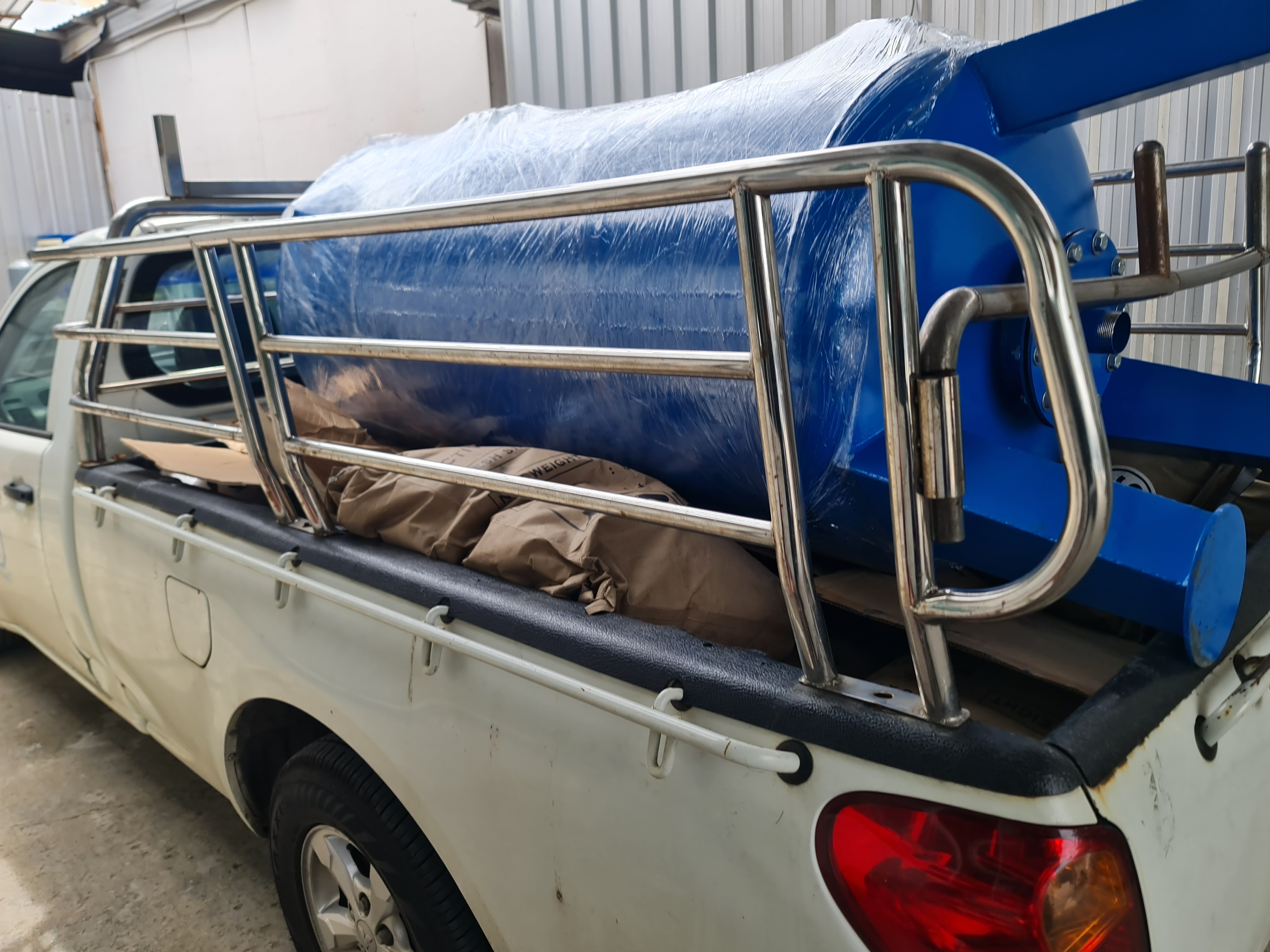 ถังกรองเหล็ก48นิ้ว(120cm. x 150cm. x 4.5 mm.)