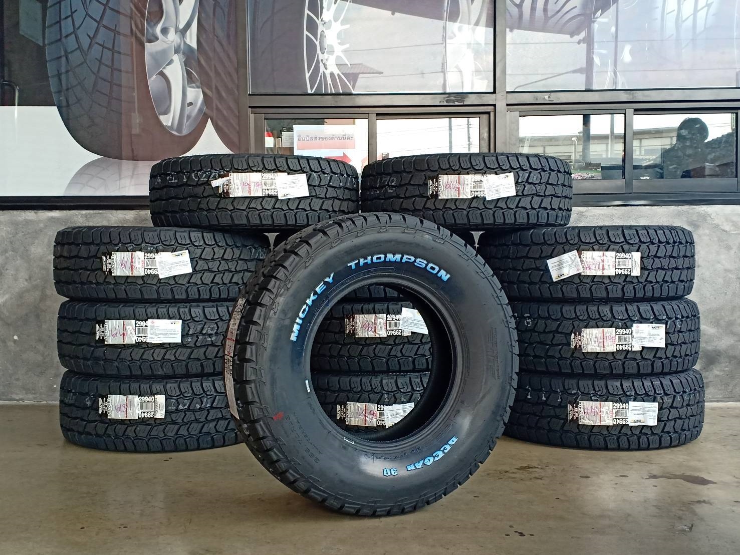 ยางใหม่ MICKEY THOMSON DEEGAN38AT 265/70-16 ปี19 ลดราคา