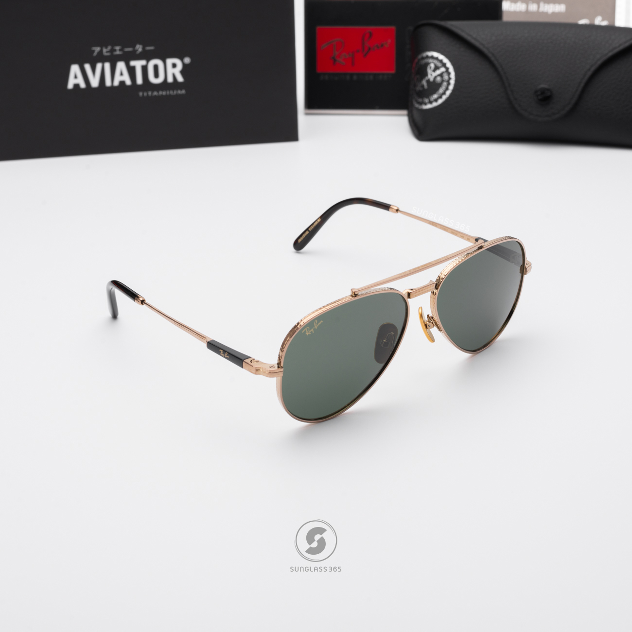 RAY-BAN RB8225 313852 Aviator Titanium Arista