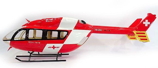 600 - EC145 Rescue with Elbow Metal Tail Gear Set