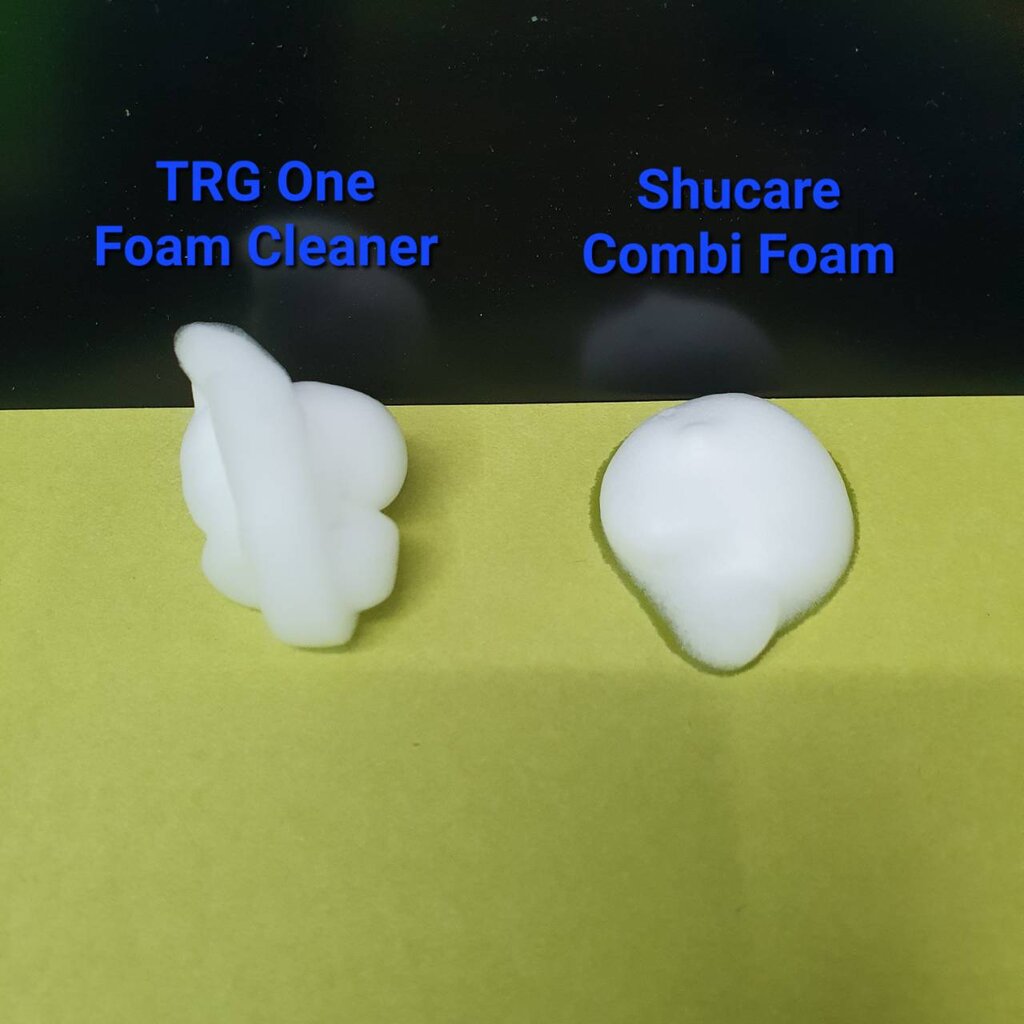 Shucare Combi Foam ( TRG Foam Cleaner เดิม ) 120 ml. โฟมทำความสะอาดหนังเรียบ หนังกลับ หนังนูบัค หนังจระเข้ หนังงู หนังแกะ ไม่ทำให้เครื่องหนังเกิดคราบเหลืองหรือกาวเสื่อมสภาพเร็ว