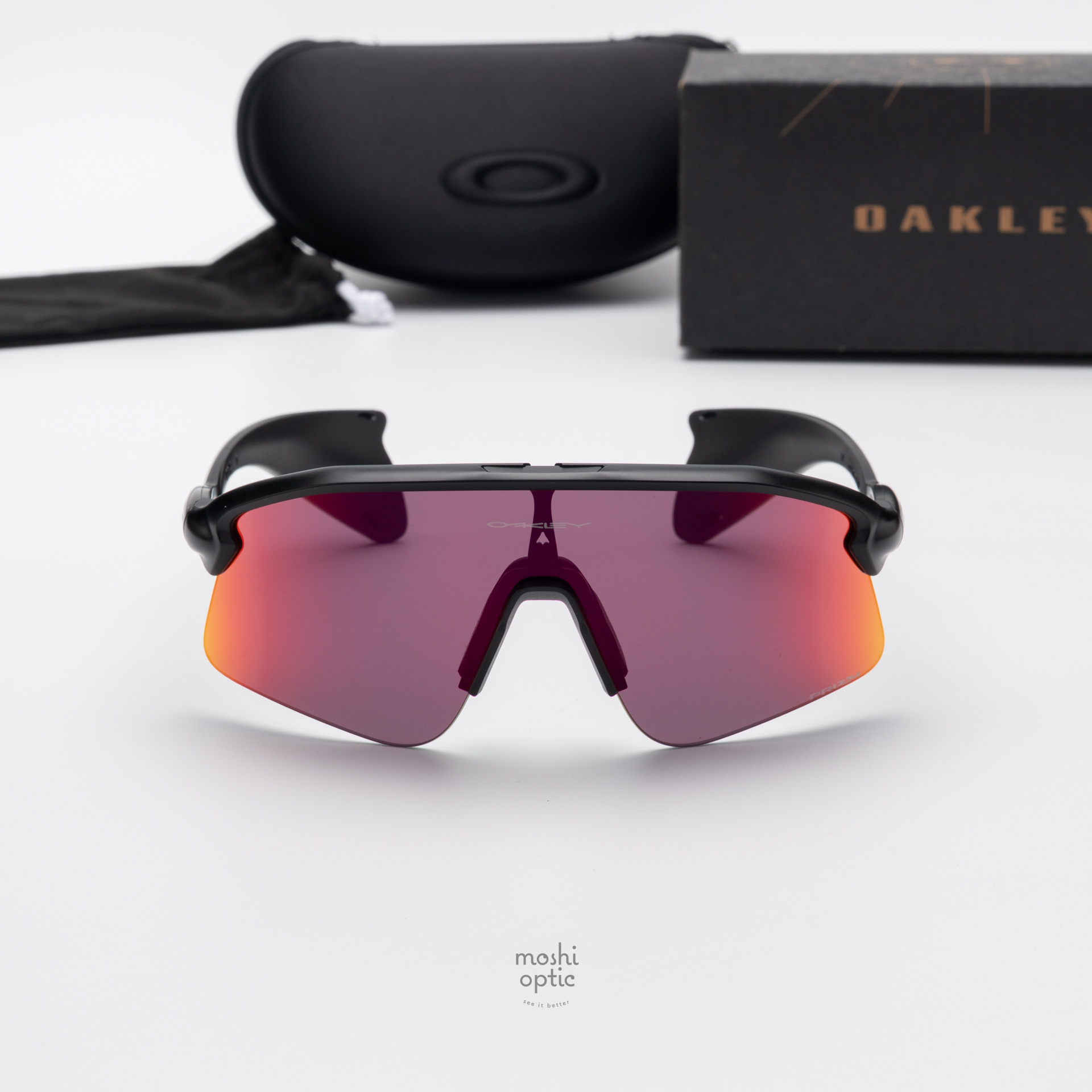 OAKLEY STUNT DEVIL OO9517-02 Matte Black Prizm Road