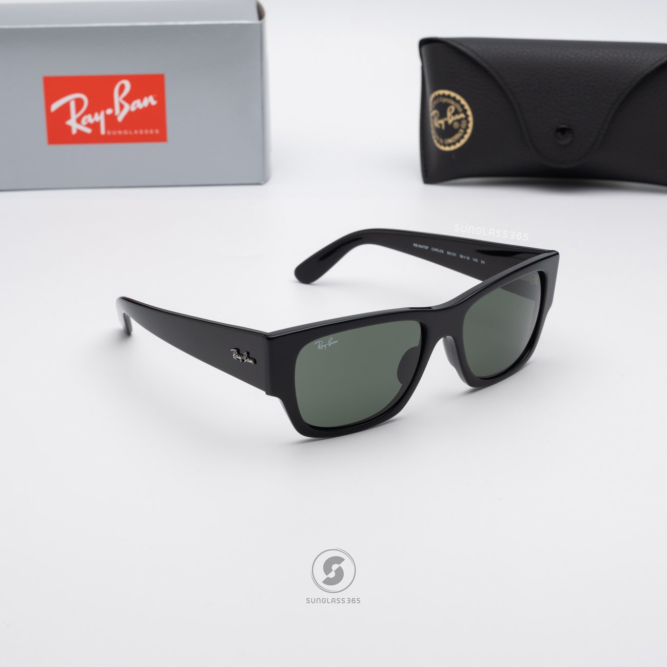 RayBan Carlos RB0947SF 901/31 Black