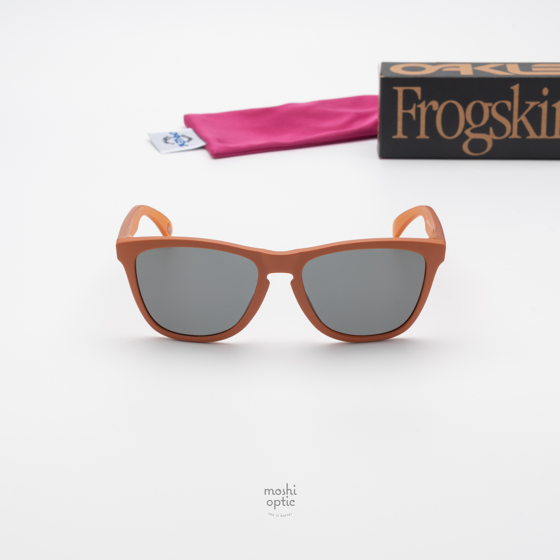 Oakley Frogskins OO9245-E7 Matte Ginger Prizm Grey