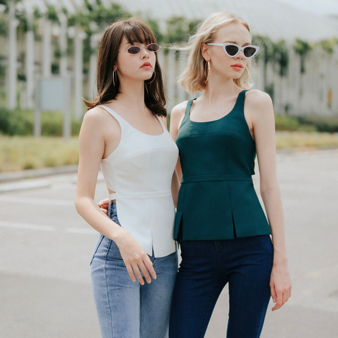 Lism S-027 City Chic Cut-Out Top เสื้อทรงกล้ามชิคๆ