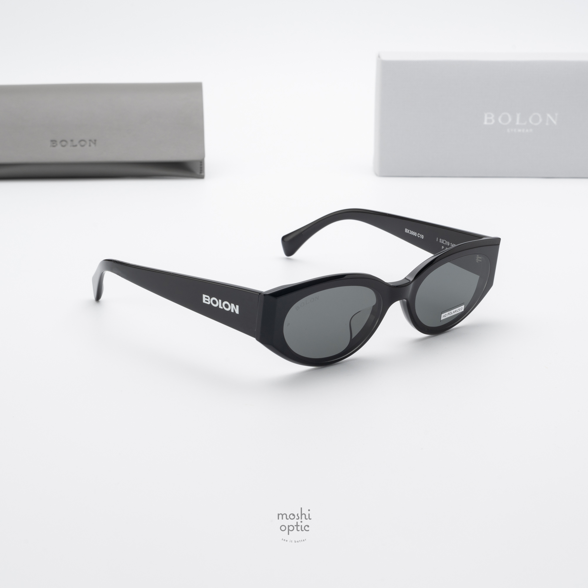 แว่นกันแดด BOLON รุ่น BX3000 Cadiz C10 Bright Black