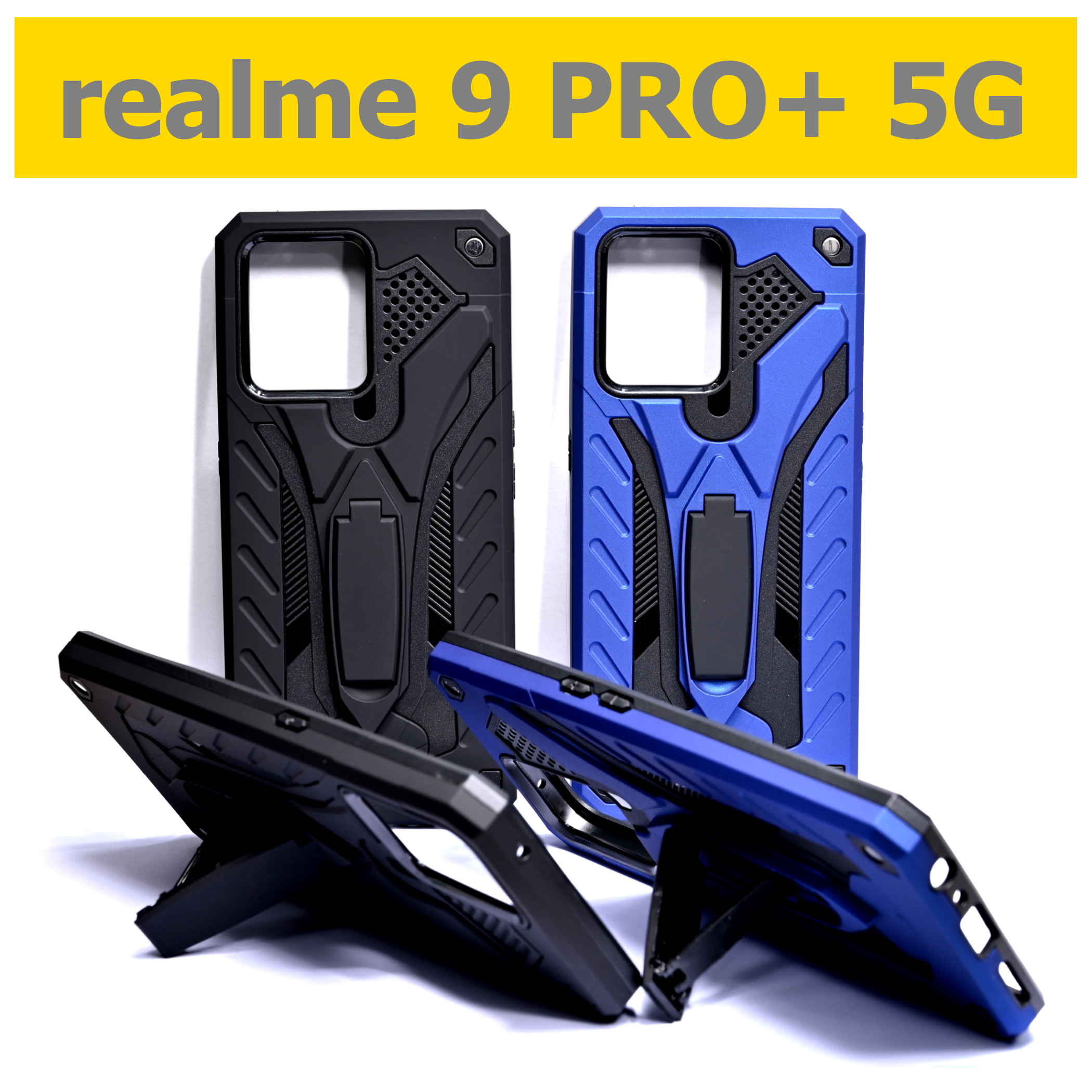 เคส realme 9 PRO+ 5G เคสหุ่นยนต์ เรียวมี กันกระแทก วางตั้งได้