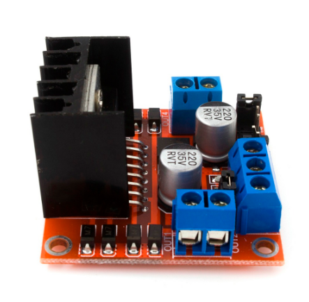 L298N Motor Drive Module (โมดูลขับมอเตอร์ 2 ช่อง)
