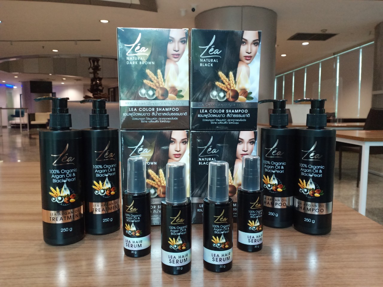 แชมพูปิดผมขาว เลอา Le'a Color Shampoo