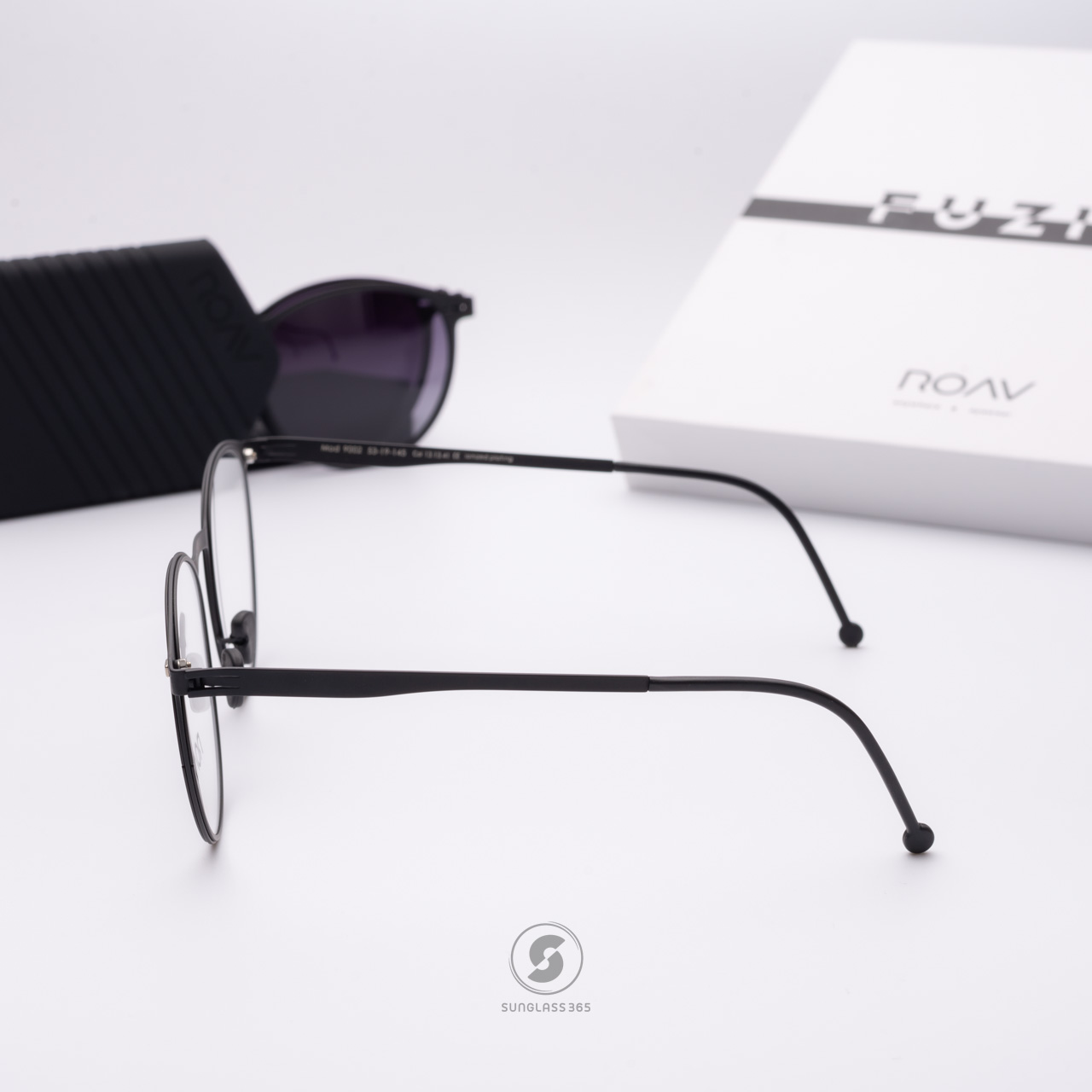 แว่นสายตา ROAV BOHEMIAN Matte Black/Black Temp