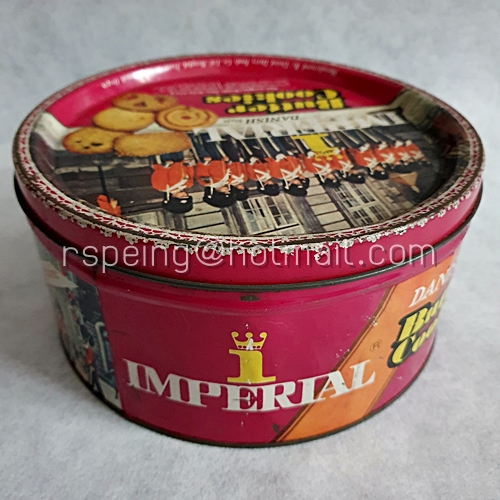 กล่องขนมคุ้กกี้เก่า Imperial Danish Butter Cookies