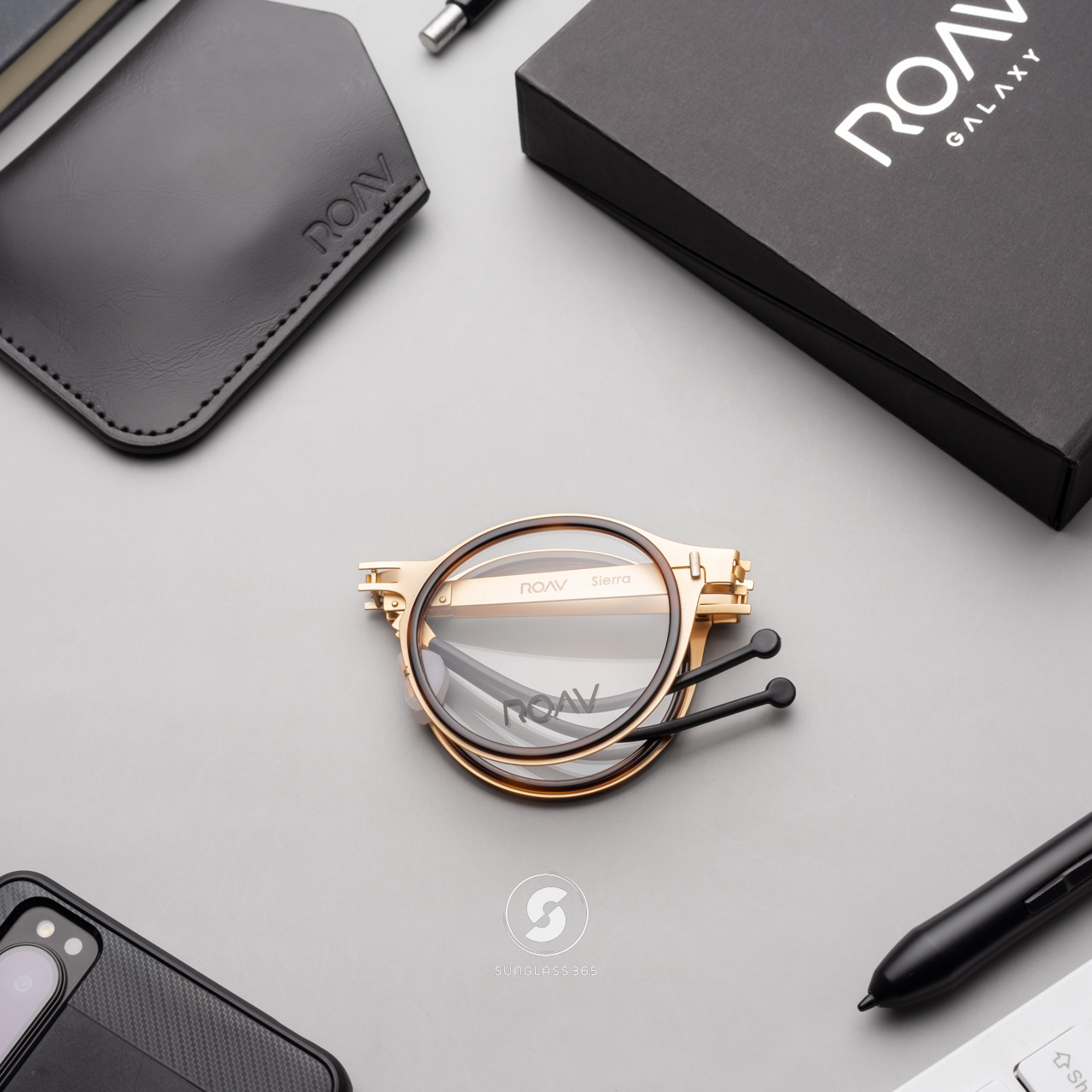 แว่นสายตา ROAV SIERRA 6013 Brush Gold/Crystal