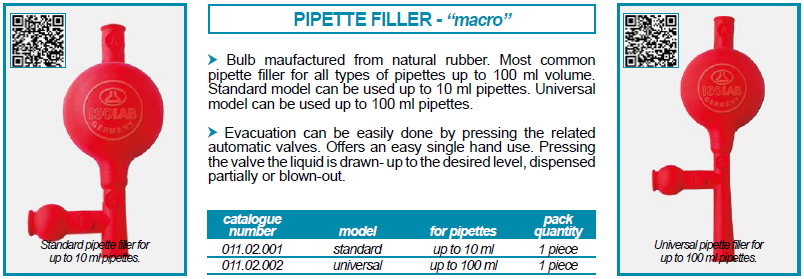ลูกยางปิเปต 3 ทาง PIPETTE FILLER - ISOLAB