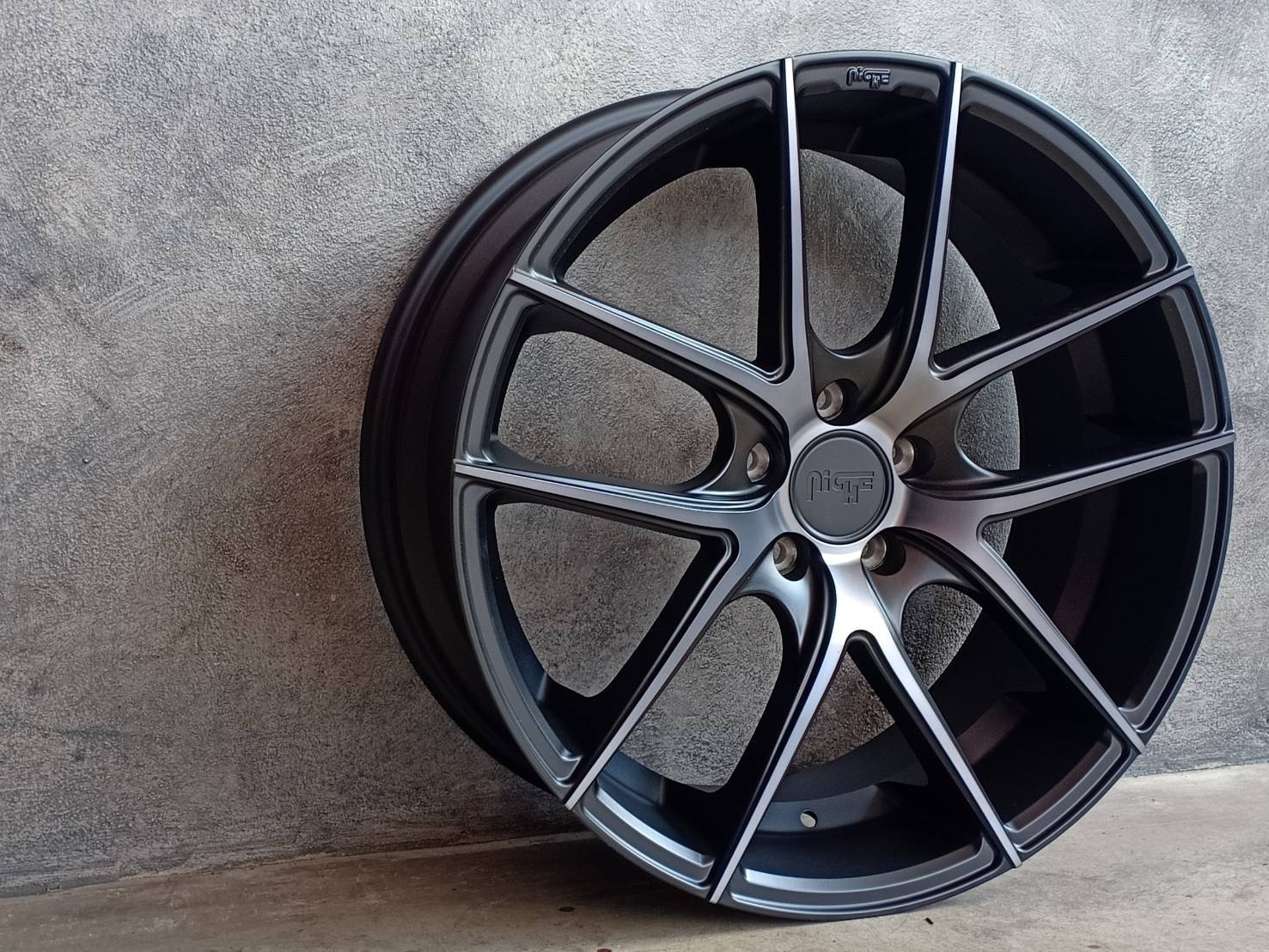 NICHE-TARGA 20X8.5 5X112 42 66.53 MATTE BLACK/MACHINED/DDT/MATTE CLEAR