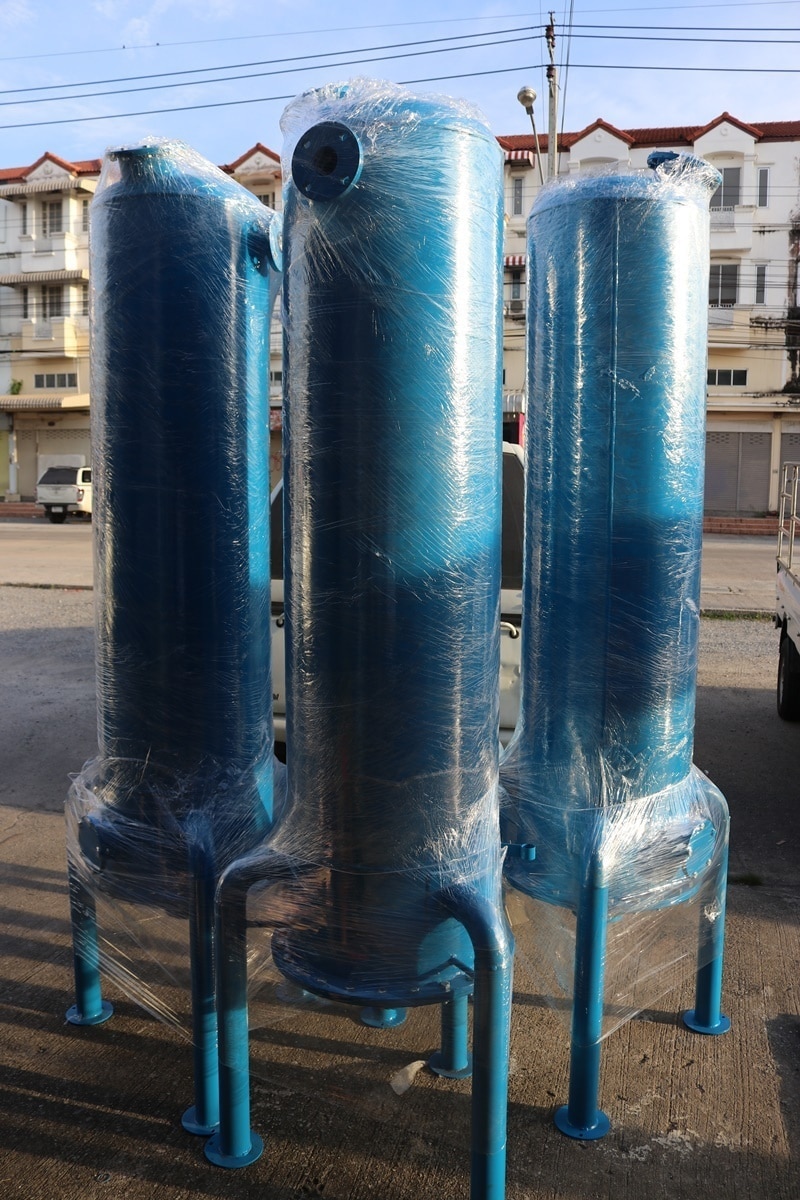 ถังกรองเหล็กขนาด26นิ้ว(65cm. x 150cm. x 4.5 mm.)