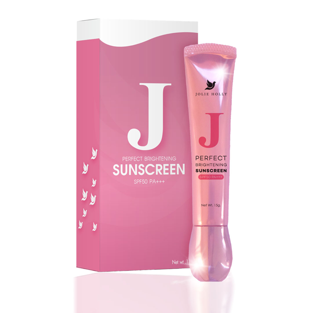 Jolie Holly (โจลี่ ฮอลลี่) กันแดดเนื้อมูส บางเบา ปกป้องและปกปิด Perfect Brightening Sunscreen SPF 50 PA+++