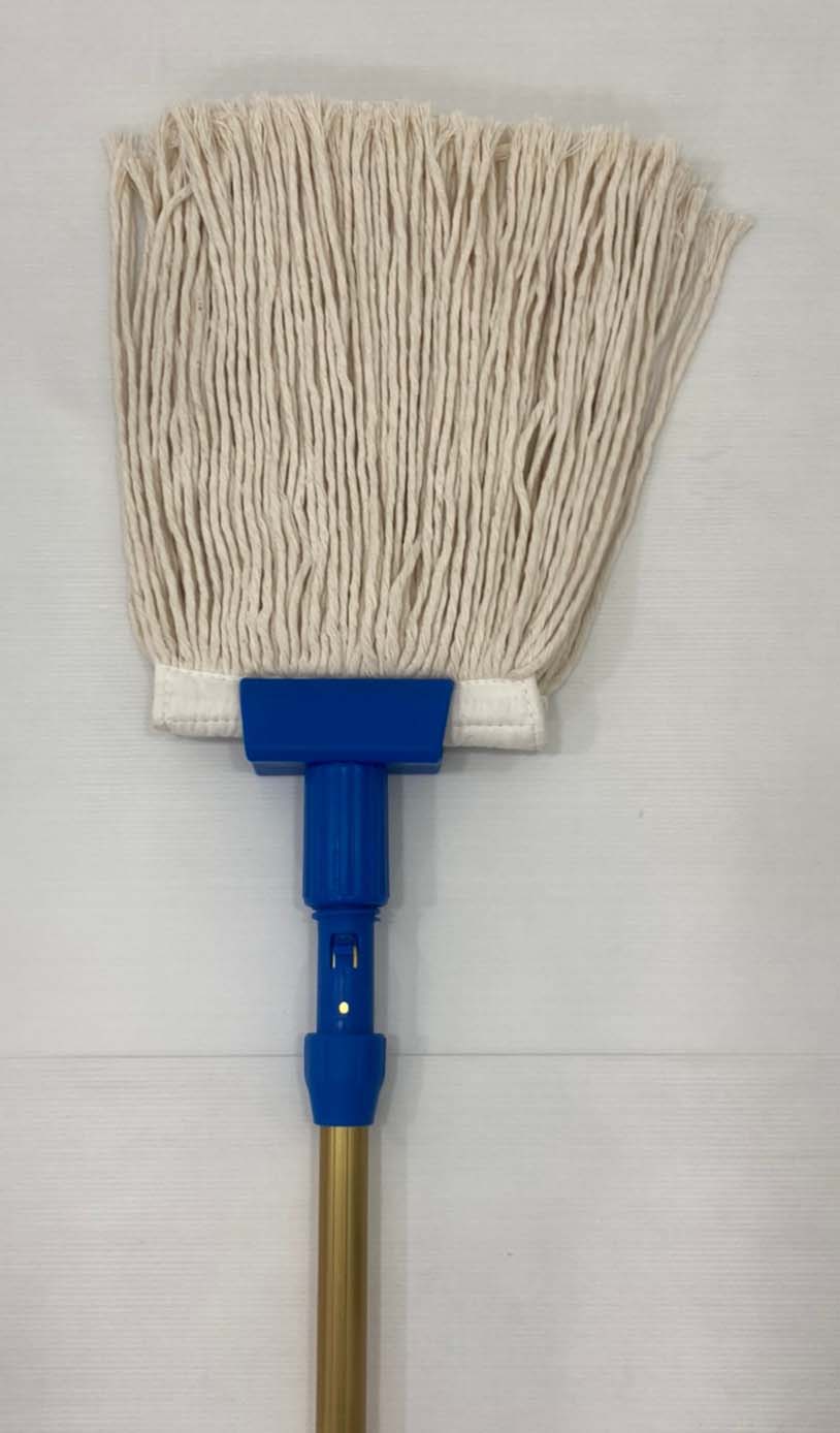 ชุดหัวไม้ถูพื้นฟรีไซส์ ผ้า 8 นิ้ว สีน้ำเงิน