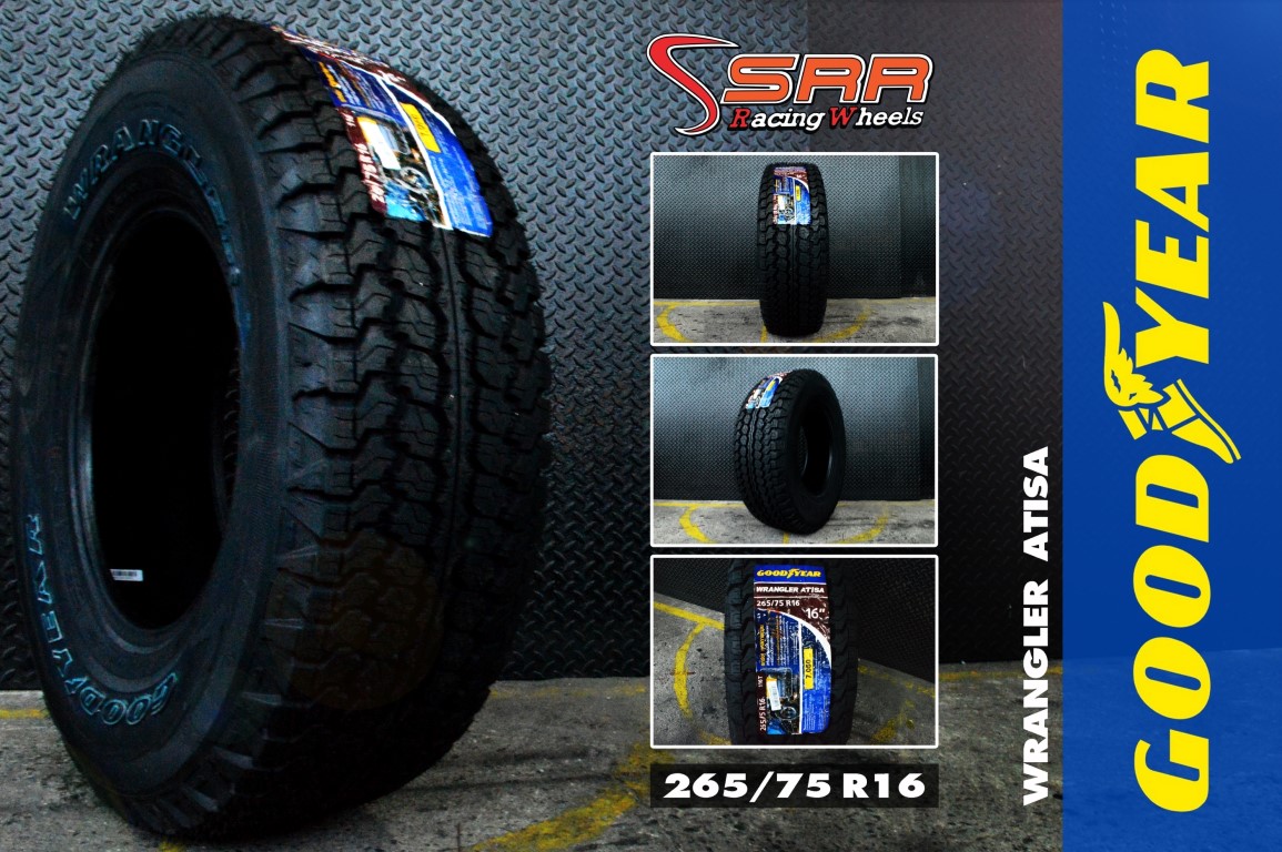 GOODYEAR WRANGLER AT/SA 265-75-16 เส้น 3500 ปกติ 7000