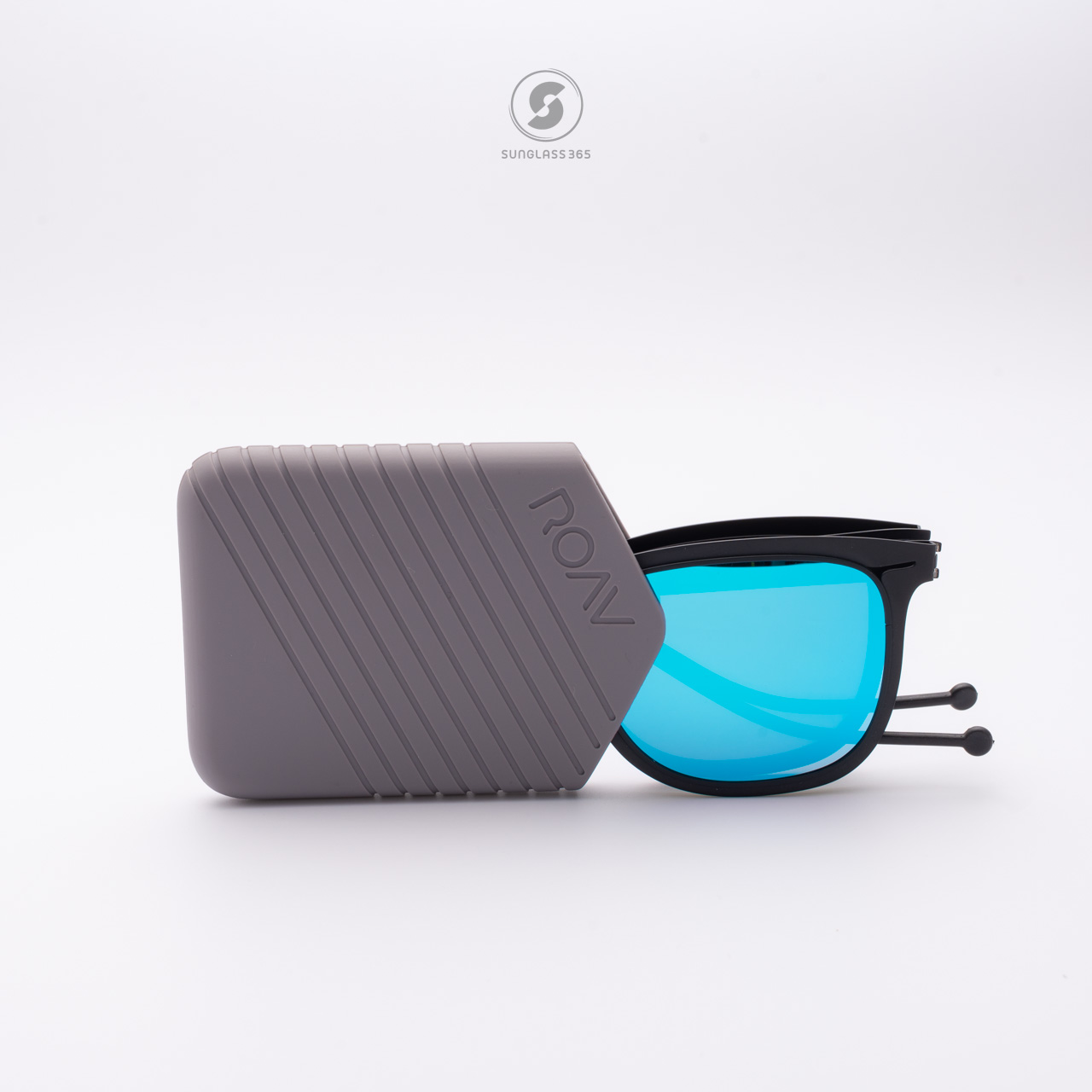 แว่นกันแดด ROAV LENOX 8002 Matte Black/Blue