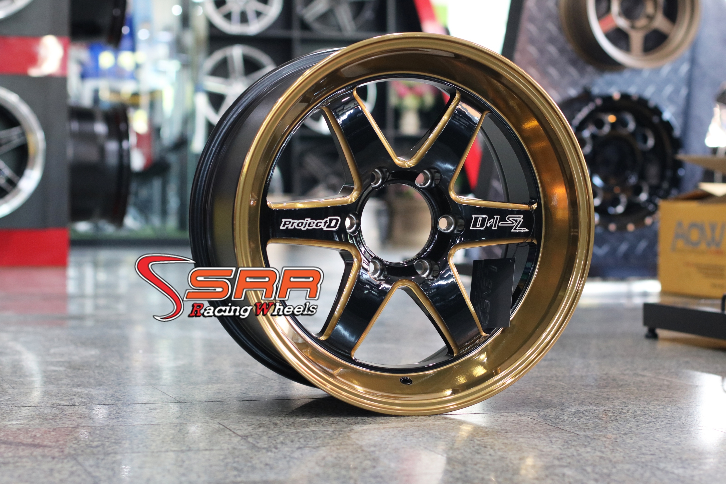 ล้อแท้ LENSO PROJECT-D D1SL ขอบ18 กว้าง9.5/10.5 Pcd6X139.7 offset+25/30