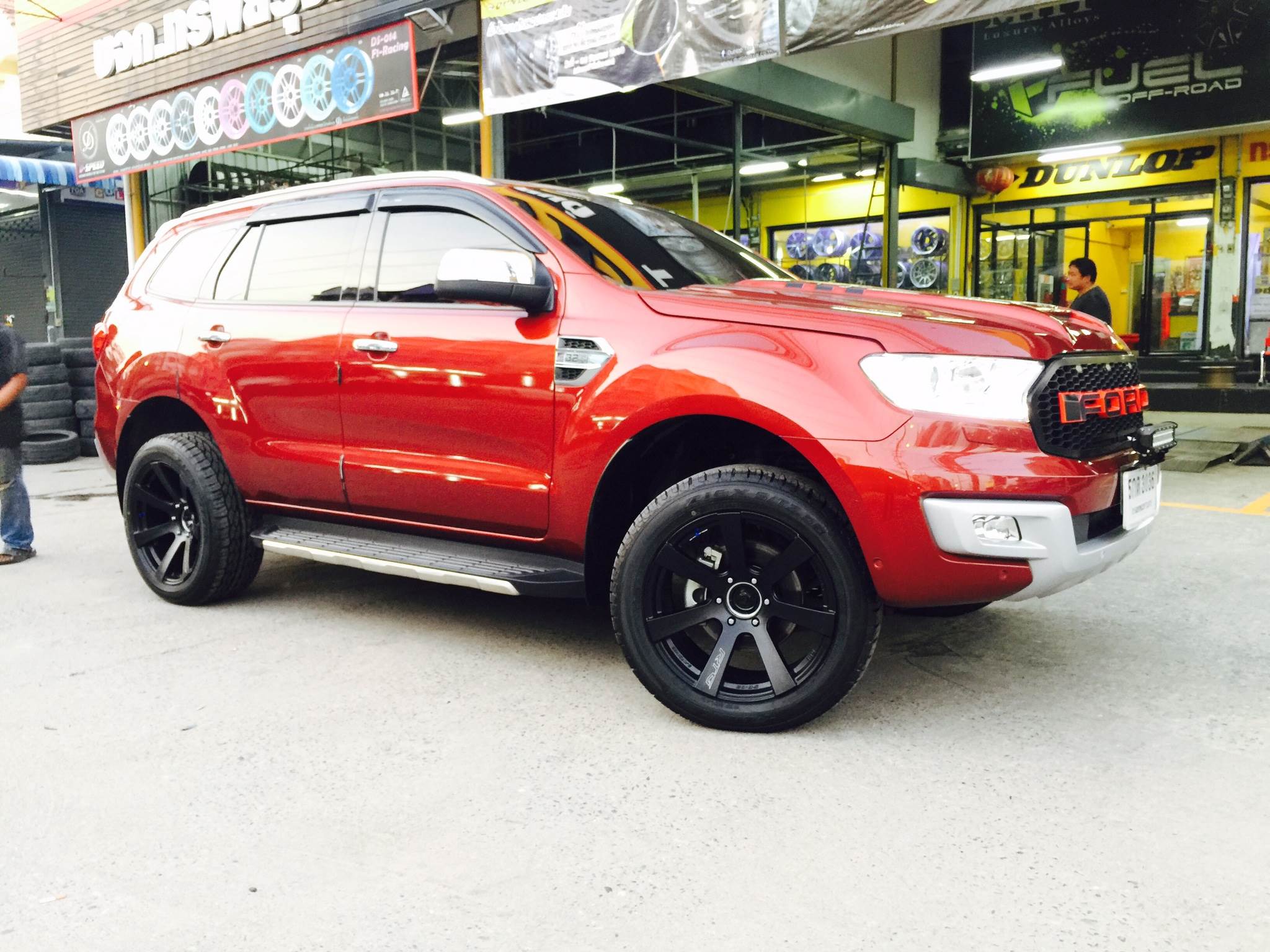 ล้อแท้ LENSO RTG ขอบ18พร้อมยางFALKEN ราคาถูก