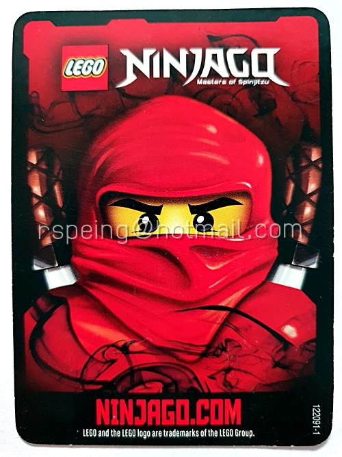 LEGO NinjaGo Card 2011 : Shadow Sphere (79/81)