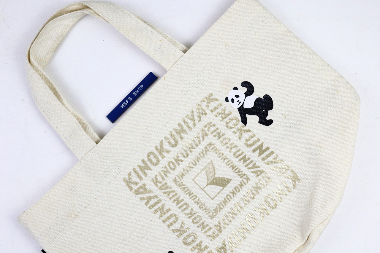 [มือสอง] กระเป๋าผ้า Kinokuniya Book Store - Keitamaruyama ลายแพนด้า
